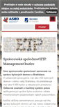 Mobile Screenshot of etp-mb.sk